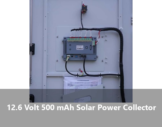12.6 Volt 500 mAh Solar Power Collector